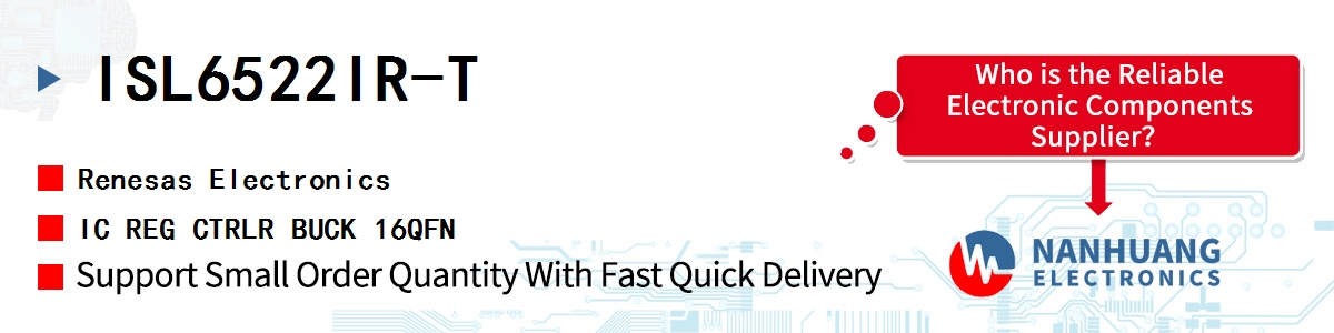 ISL6522IR-T Renesas IC REG CTRLR BUCK 16QFN