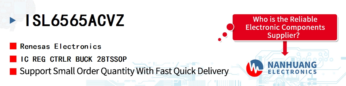 ISL6565ACVZ Renesas IC REG CTRLR BUCK 28TSSOP