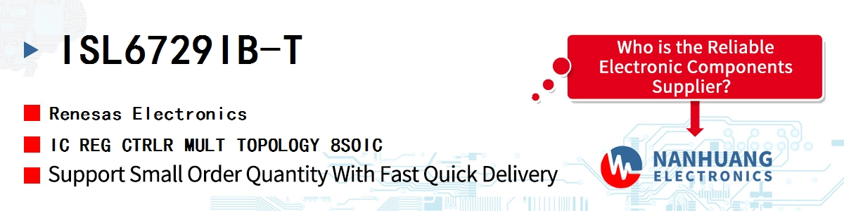 ISL6729IB-T Renesas IC REG CTRLR MULT TOPOLOGY 8SOIC