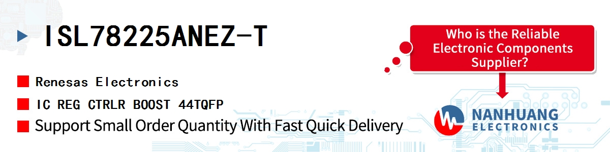 ISL78225ANEZ-T Renesas IC REG CTRLR BOOST 44TQFP