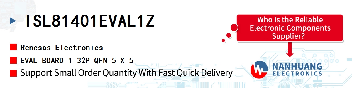 ISL81401EVAL1Z Renesas EVAL BOARD 1 32P QFN 5 X 5