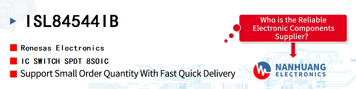 ISL84544IB Renesas IC SWITCH SPDT 8SOIC