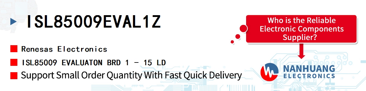 ISL85009EVAL1Z Renesas ISL85009 EVALUATON BRD 1 - 15 LD