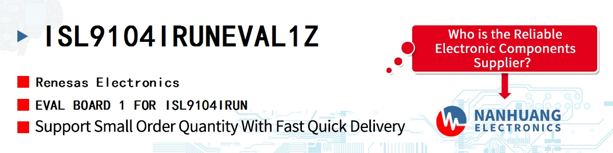 ISL9104IRUNEVAL1Z Renesas EVAL BOARD 1 FOR ISL9104IRUN