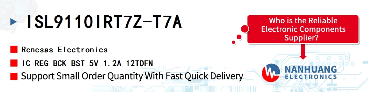 ISL9110IRT7Z-T7A Renesas IC REG BCK BST 5V 1.2A 12TDFN