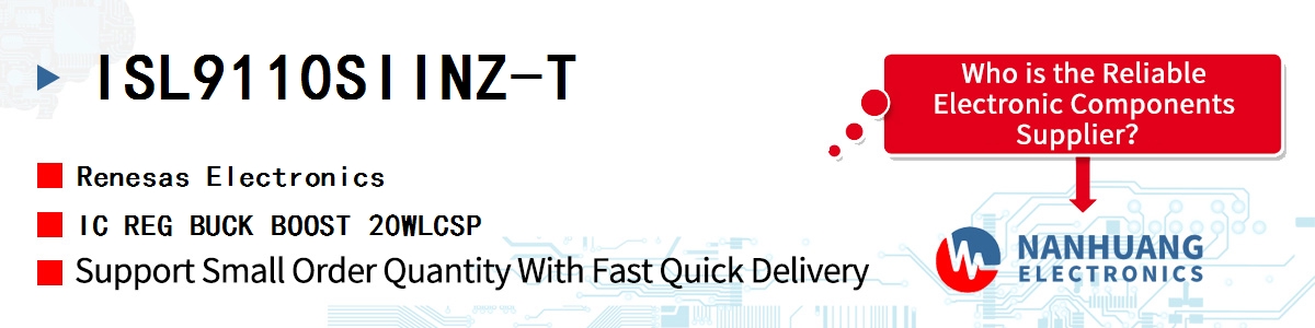 ISL9110SIINZ-T Renesas IC REG BUCK BOOST 20WLCSP