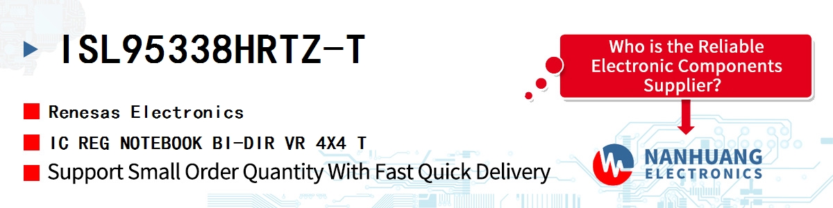 ISL95338HRTZ-T Renesas IC REG NOTEBOOK BI-DIR VR 4X4 T