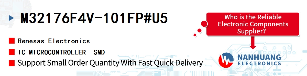 M32176F4V-101FP#U5 Renesas IC MICROCONTROLLER SMD