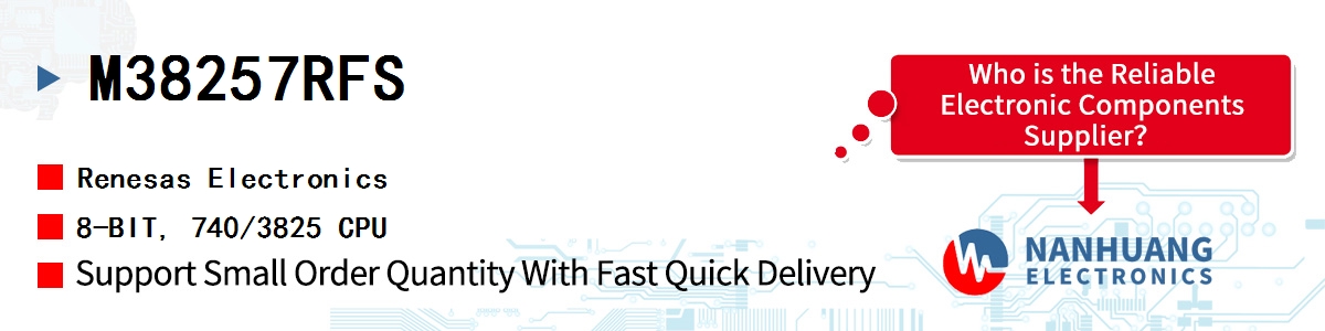 M38257RFS Renesas 8-BIT, 740/3825 CPU