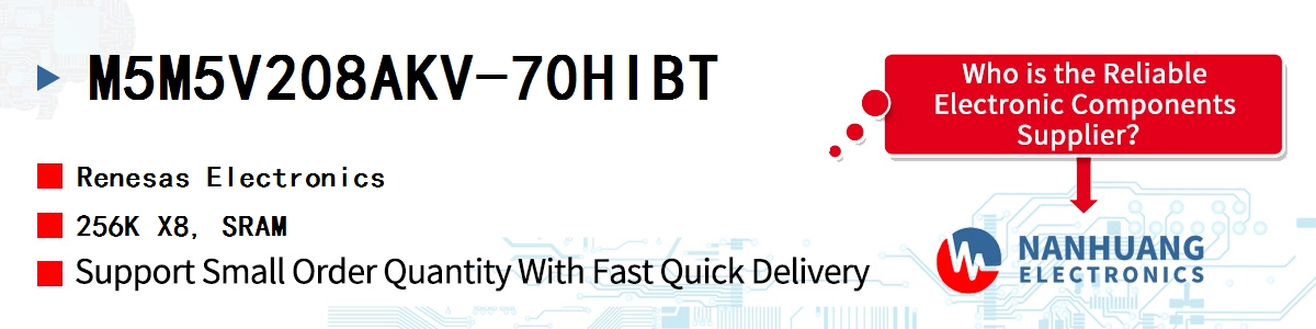 M5M5V208AKV-70HIBT Renesas 256K X8, SRAM