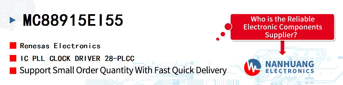MC88915EI55 Renesas IC PLL CLOCK DRIVER 28-PLCC