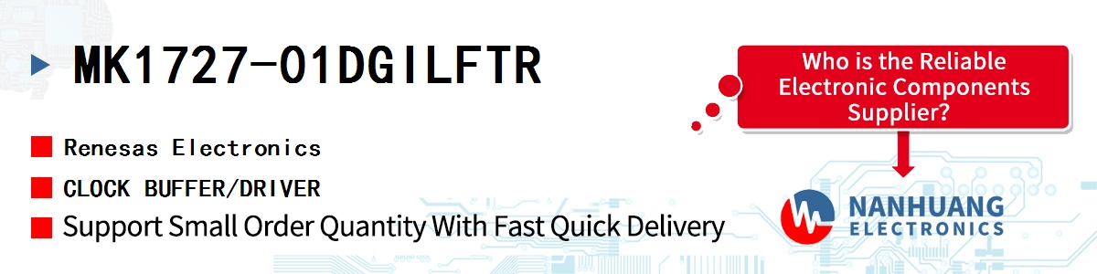MK1727-01DGILFTR Renesas CLOCK BUFFER/DRIVER