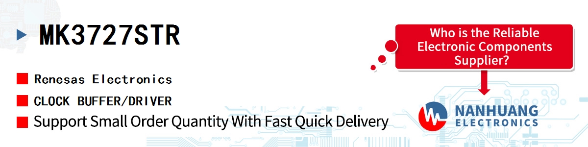 MK3727STR Renesas CLOCK BUFFER/DRIVER