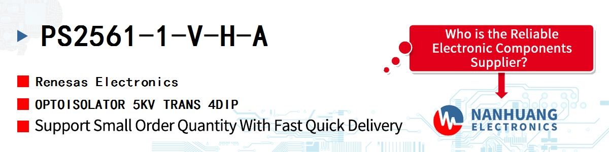 PS2561-1-V-H-A Renesas OPTOISOLATOR 5KV TRANS 4DIP