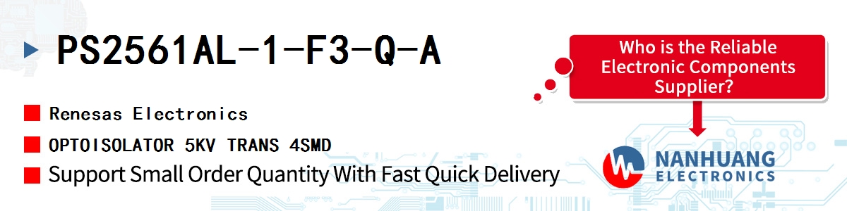 PS2561AL-1-F3-Q-A Renesas OPTOISOLATOR 5KV TRANS 4SMD