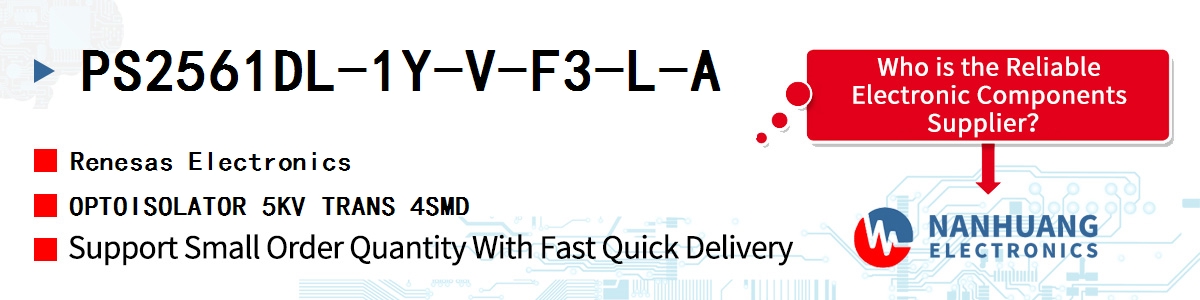 PS2561DL-1Y-V-F3-L-A Renesas OPTOISOLATOR 5KV TRANS 4SMD