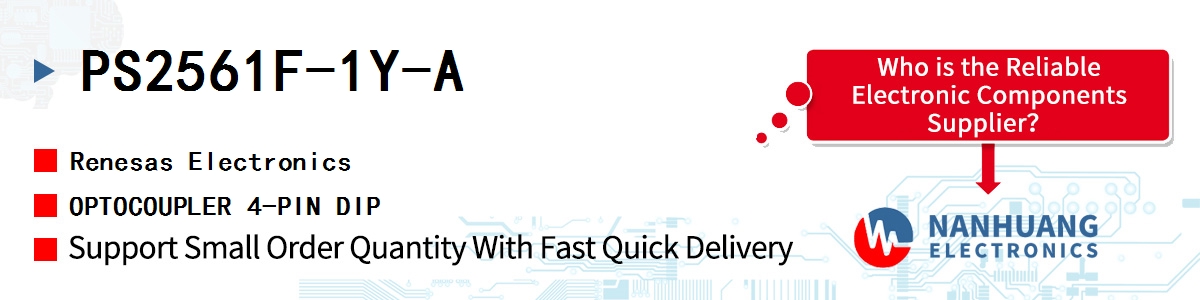 PS2561F-1Y-A Renesas OPTOCOUPLER 4-PIN DIP