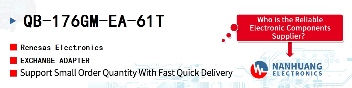 QB-176GM-EA-61T Renesas EXCHANGE ADAPTER