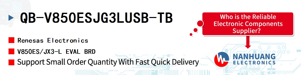 QB-V850ESJG3LUSB-TB Renesas V850ES/JX3-L EVAL BRD