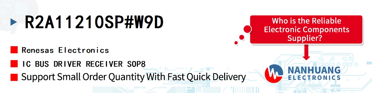 R2A11210SP#W9D Renesas IC BUS DRIVER RECEIVER SOP8