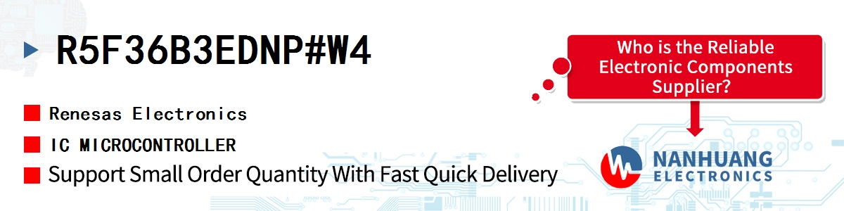 R5F36B3EDNP#W4 Renesas IC MICROCONTROLLER