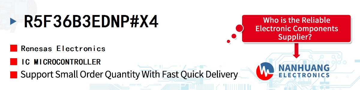 R5F36B3EDNP#X4 Renesas IC MICROCONTROLLER
