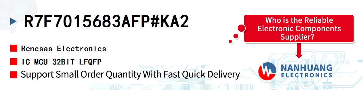 R7F7015683AFP#KA2 Renesas IC MCU 32BIT LFQFP