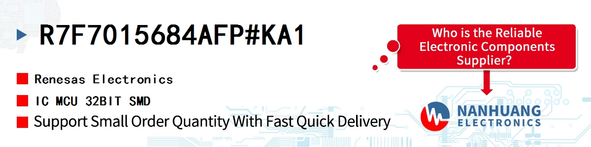 R7F7015684AFP#KA1 Renesas IC MCU 32BIT SMD