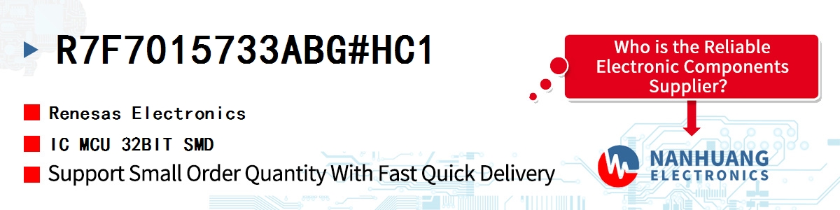 R7F7015733ABG#HC1 Renesas IC MCU 32BIT SMD