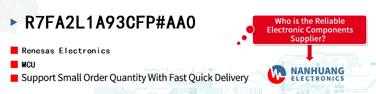R7FA2L1A93CFP#AA0 Renesas MCU