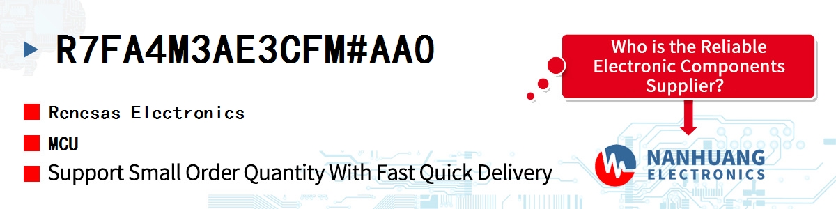 R7FA4M3AE3CFM#AA0 Renesas MCU