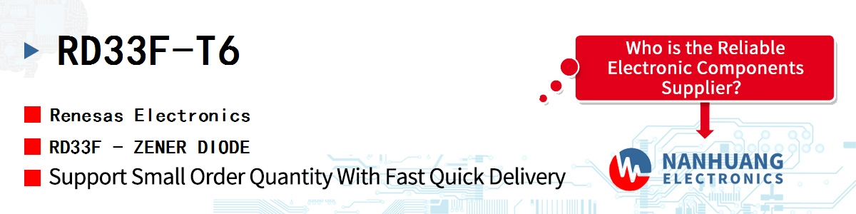 RD33F-T6 Renesas RD33F - ZENER DIODE