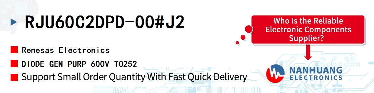 RJU60C2DPD-00#J2 Renesas DIODE GEN PURP 600V TO252