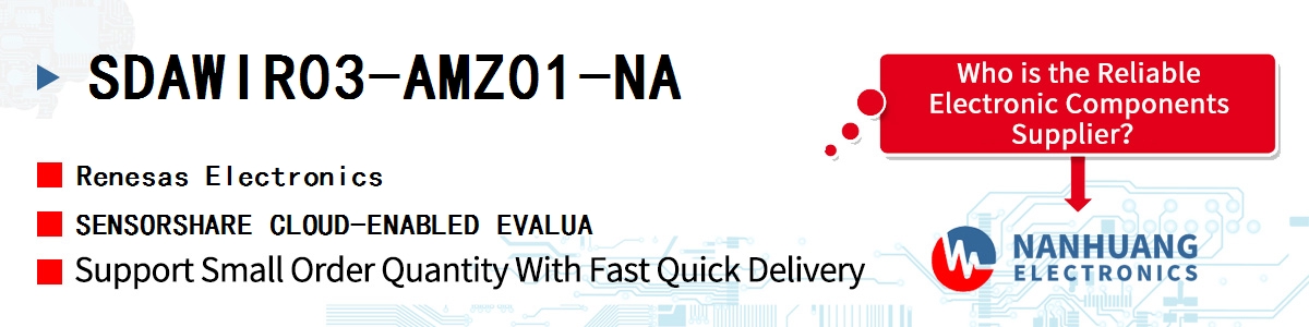 SDAWIR03-AMZ01-NA Renesas SENSORSHARE CLOUD-ENABLED EVALUA