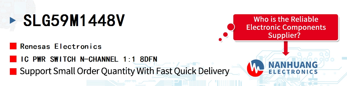 SLG59M1448V Renesas IC PWR SWITCH N-CHANNEL 1:1 8DFN