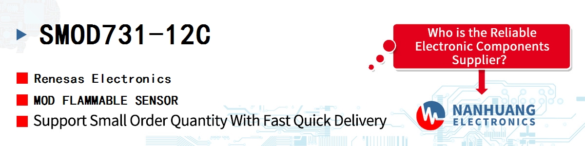 SMOD731-12C Renesas MOD FLAMMABLE SENSOR