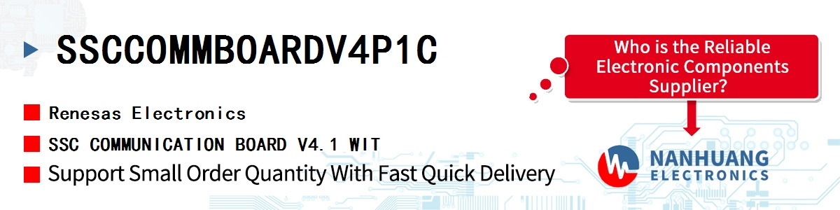 SSCCOMMBOARDV4P1C Renesas SSC COMMUNICATION BOARD V4.1 WIT