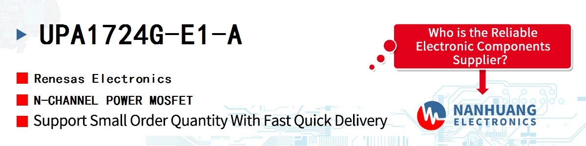 UPA1724G-E1-A Renesas N-CHANNEL POWER MOSFET