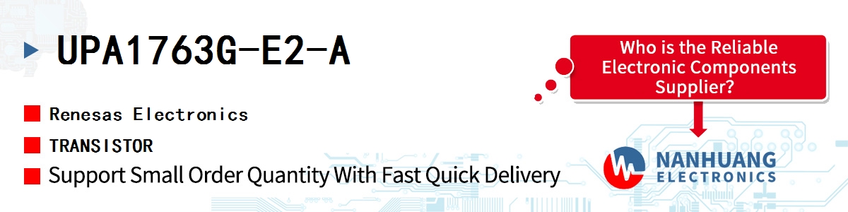 UPA1763G-E2-A Renesas TRANSISTOR