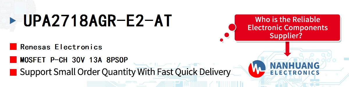 UPA2718AGR-E2-AT Renesas MOSFET P-CH 30V 13A 8PSOP