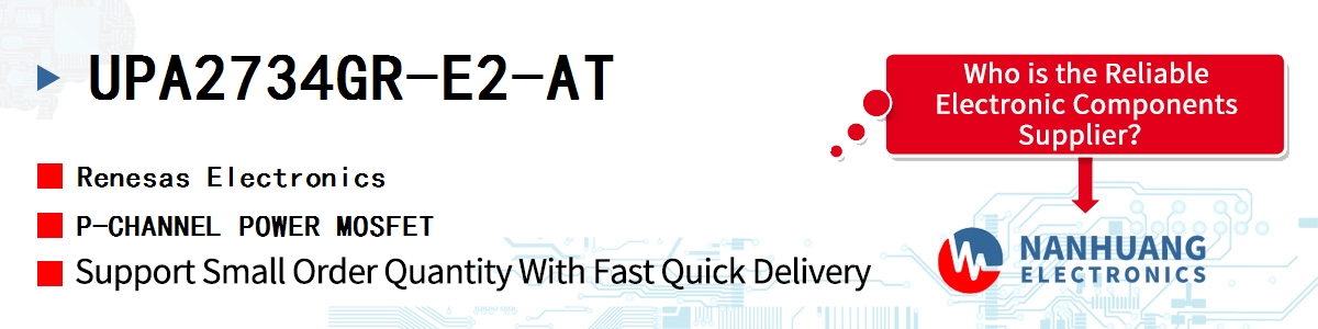 UPA2734GR-E2-AT Renesas P-CHANNEL POWER MOSFET