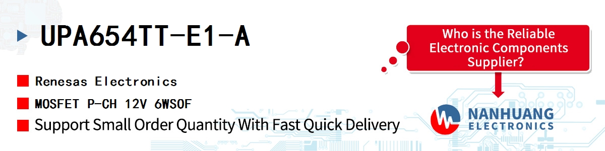 UPA654TT-E1-A Renesas MOSFET P-CH 12V 6WSOF