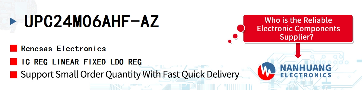 UPC24M06AHF-AZ Renesas IC REG LINEAR FIXED LDO REG