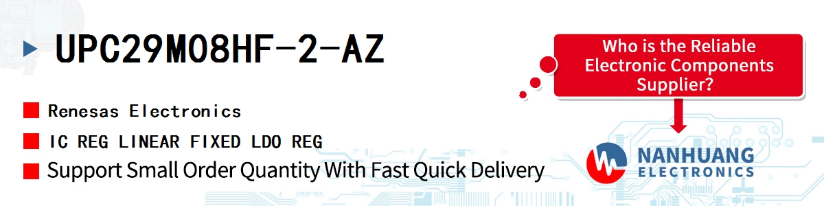 UPC29M08HF-2-AZ Renesas IC REG LINEAR FIXED LDO REG