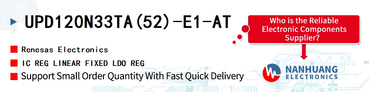 UPD120N33TA(52)-E1-AT Renesas IC REG LINEAR FIXED LDO REG