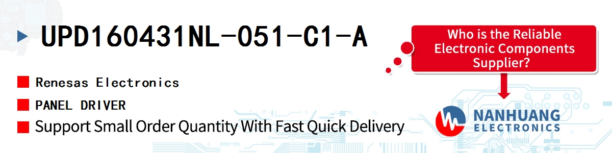 UPD160431NL-051-C1-A Renesas PANEL DRIVER