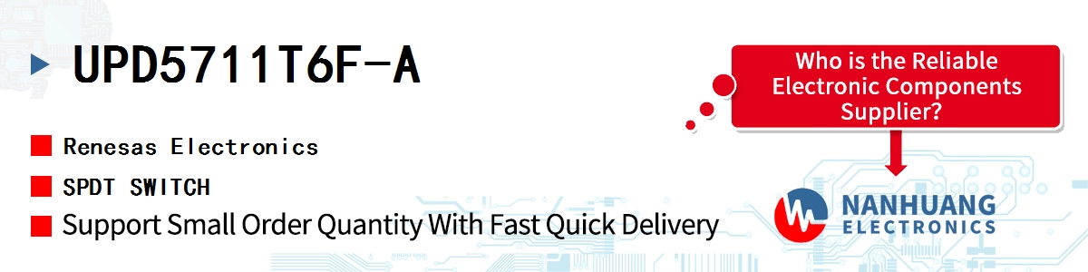 UPD5711T6F-A Renesas SPDT SWITCH