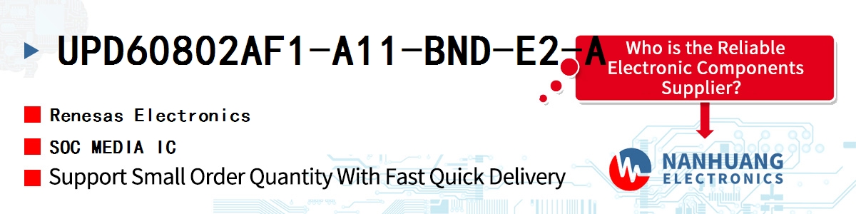 UPD60802AF1-A11-BND-E2-A Renesas SOC MEDIA IC