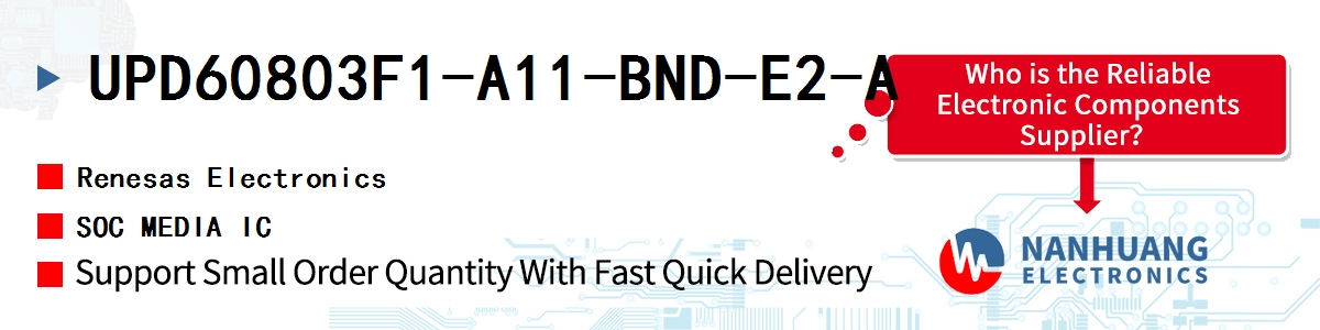 UPD60803F1-A11-BND-E2-A Renesas SOC MEDIA IC