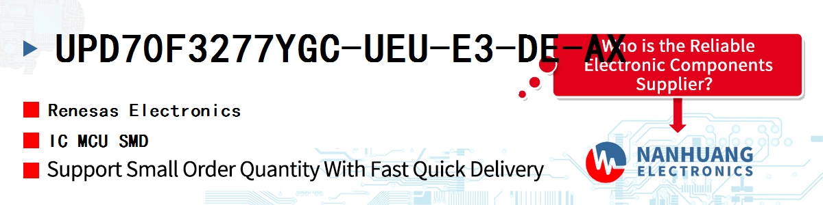 UPD70F3277YGC-UEU-E3-DE-AX Renesas IC MCU SMD